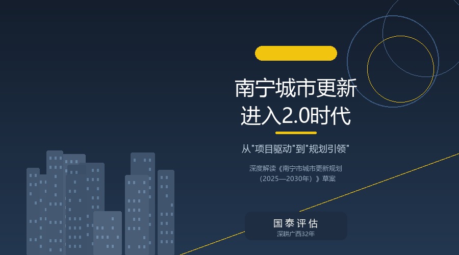 【政策解读】南宁城市更新进入2.0时代从"项目驱动"到"规划引领"